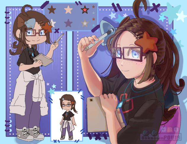 Art trade Character sheet profile