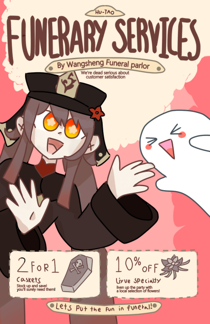 Wangsheg Funeral parlor poster!!