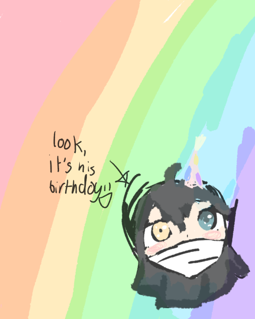 look he’s becoming old