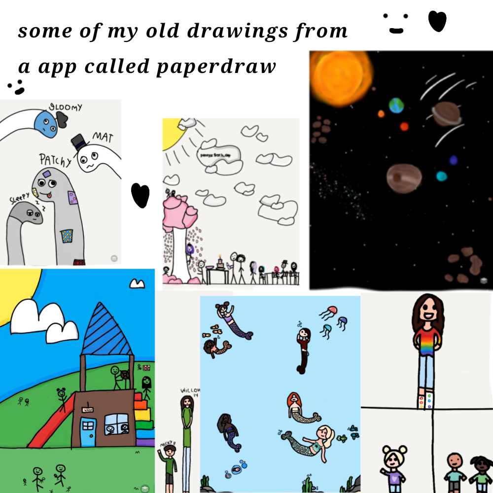 my old drawings from paperdraw - ibisPaint