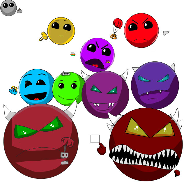 all dfuclty in geometry dash