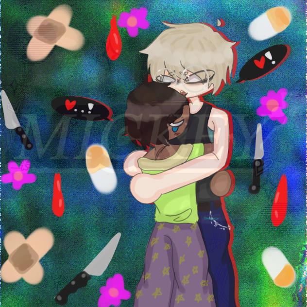 Hugging ❤️🥀