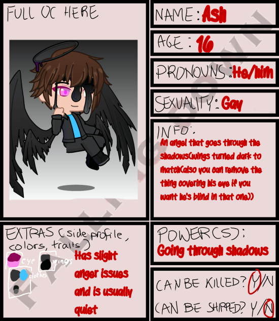 character sheet 😱 - ibisPaint