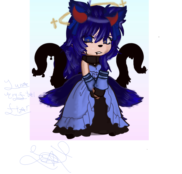 Luna crystal star