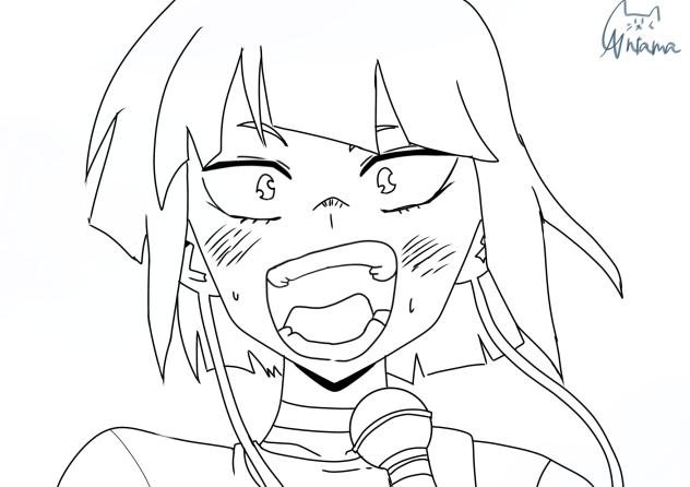 線画！