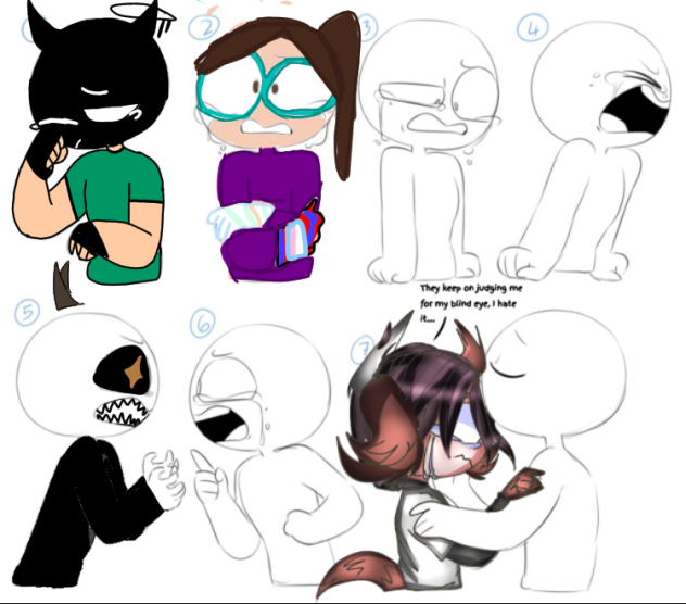 Crying Collab, Vent in desc - ibisPaint