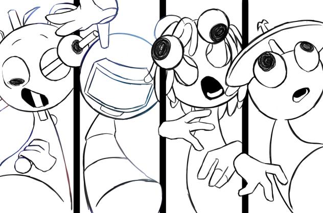 塗り絵にしたけどやりたい人いるの！？