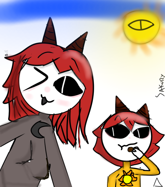Los gemelos demonio Anne y Lax