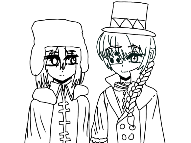 🎲Fyodor X Nikolai animation🎲