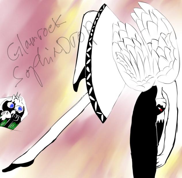 My first time drawing wings