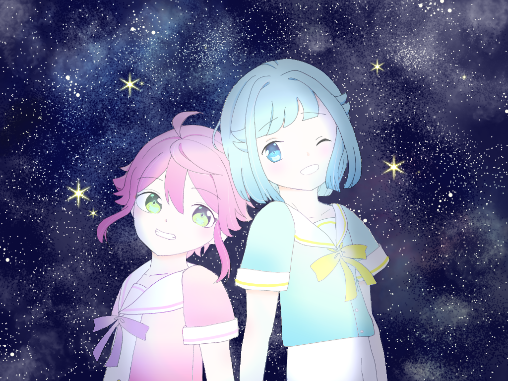 キキララコンビ Ibispaint