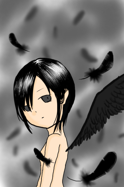 片羽の黒天使