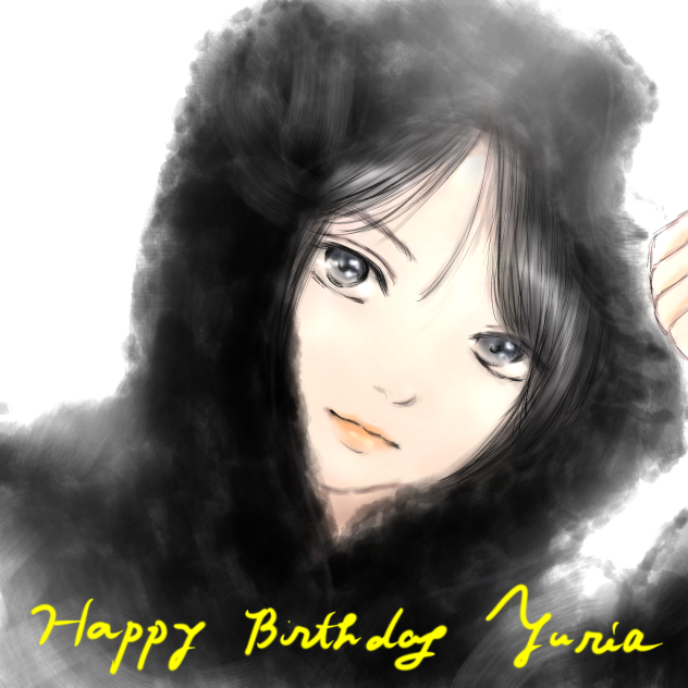 大滝友梨亜ちゃんおたおめファンアートイラスト