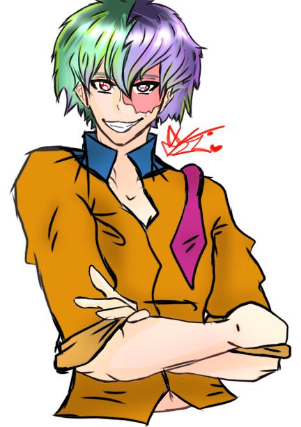 Randomized color Shoto Todoroki.