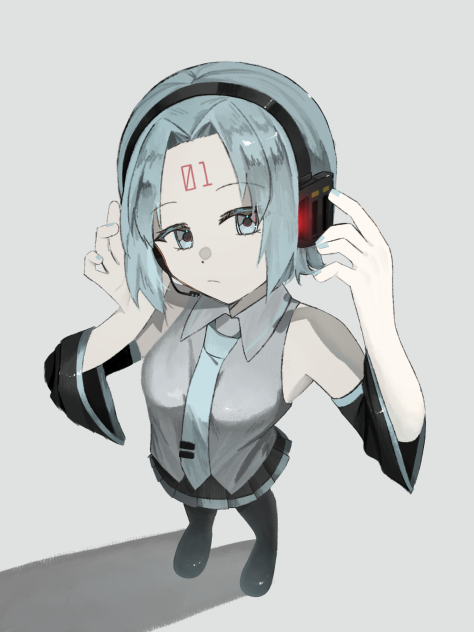 センター分けミク