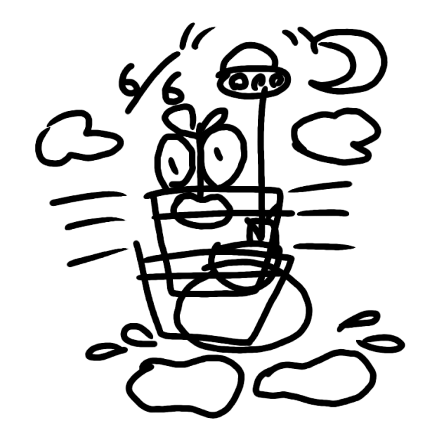 ドラえもんの歌通りに描いたよーん