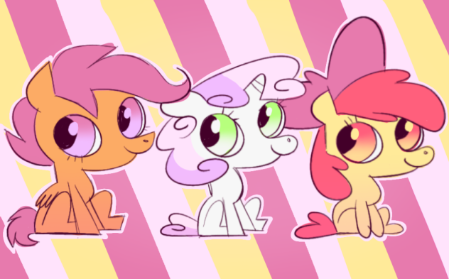 Cutie Mark Crusaders 🤍💛🩷