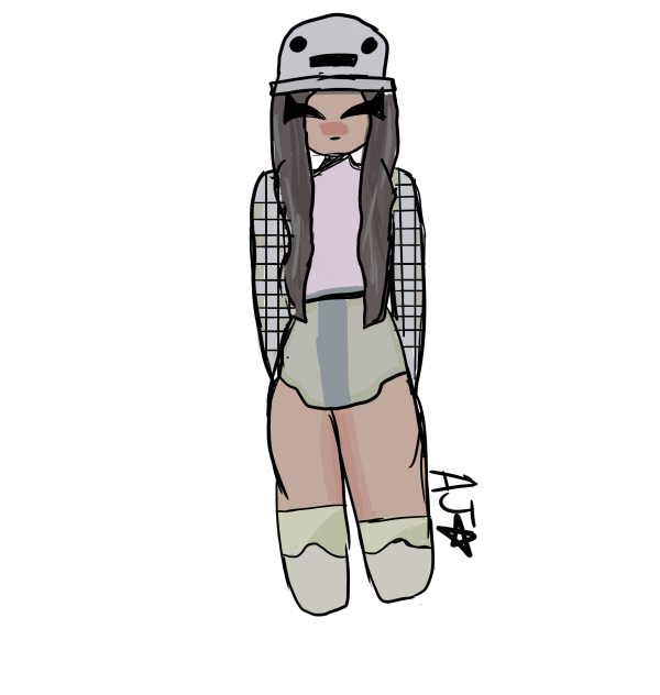 Drawing of my minecraft skin