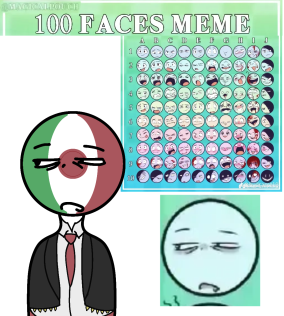 2nd row D Face (Mexico Countryhuman)