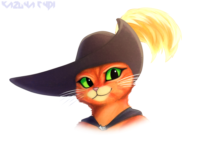 puss in boots painting