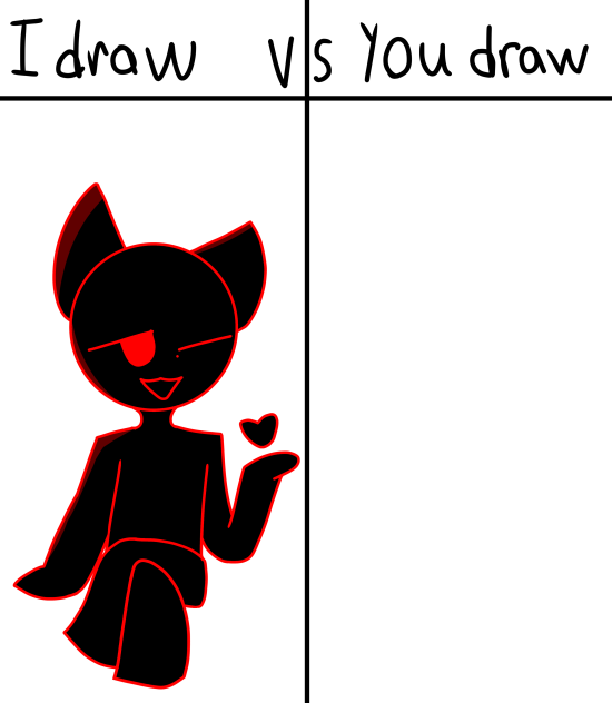 I draw vs you draw again