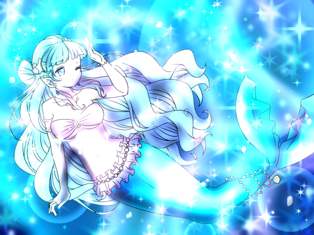 Rira様の線画を塗らせて頂きました！
