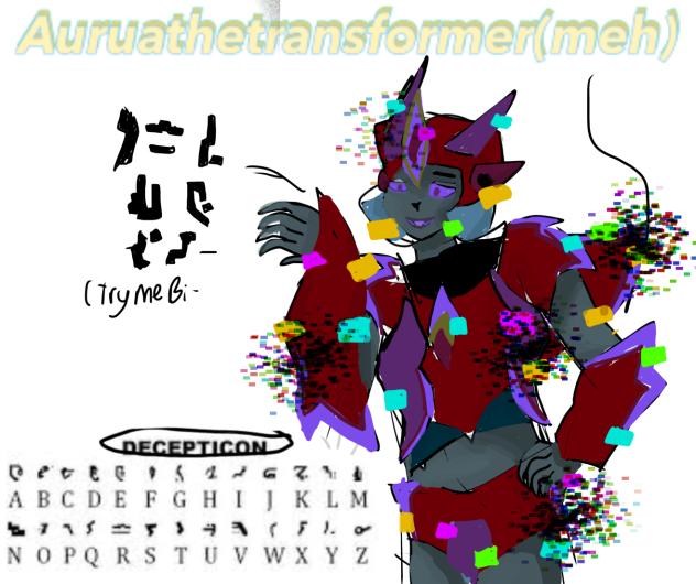 New oc named glitchblade