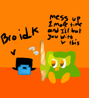 Mr.Thehat can't do French