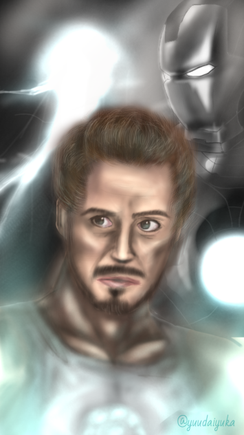 ロバートダウニーJrとアイアンマン