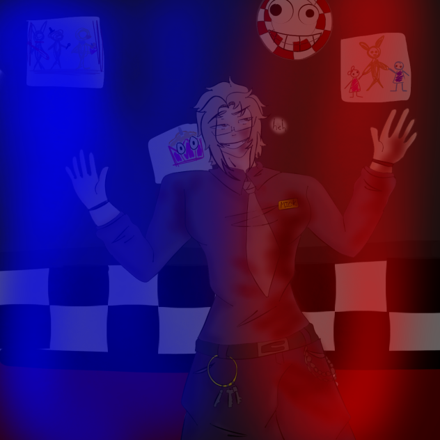 drawing myself as fictional person (pt1)