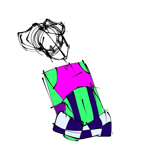 I'll draw their head eventually