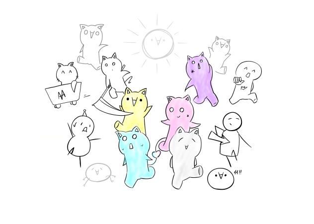 没絵「集え、2chの英雄たち」