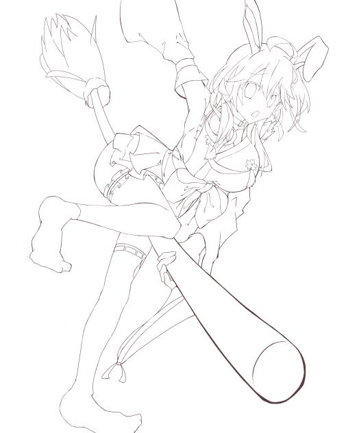 【線画】バニーさくらみこ？