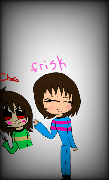Frisk and Chara from Undertale