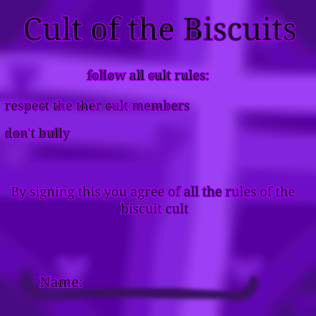 Clut of the biscuits