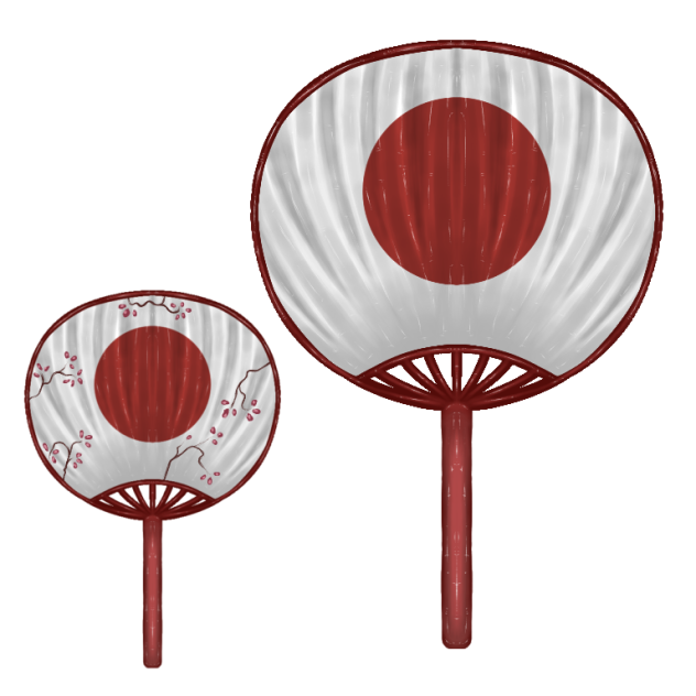 Fan with Japan Flag 🇯🇵