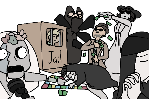 Resident Evil 8 Plays Monopoly