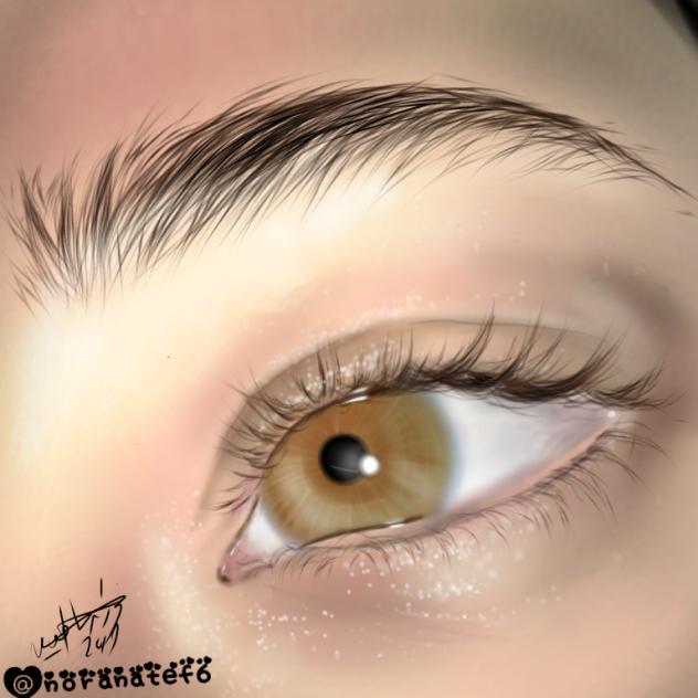 how to draw real eyes 😍