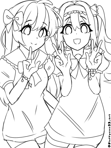 Best Friend ❤︎ lineart
