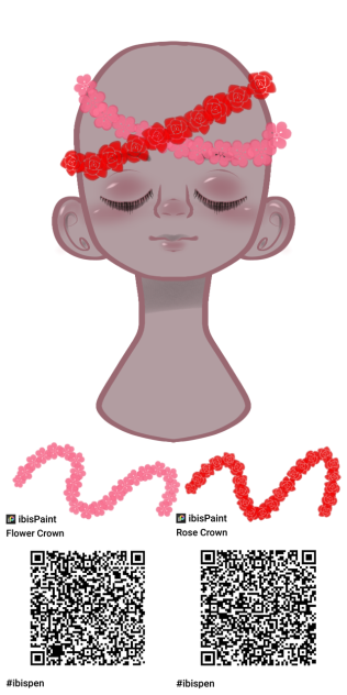 Bozo's Flower+Rose Crown Brushes 🌹