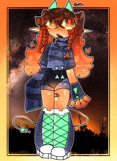 Redrawing My Gacha OC2