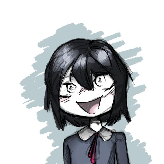 cute paper school girl