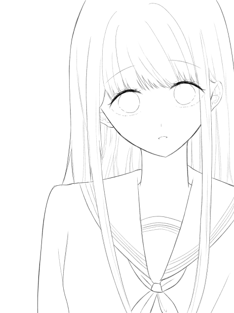Red.線画