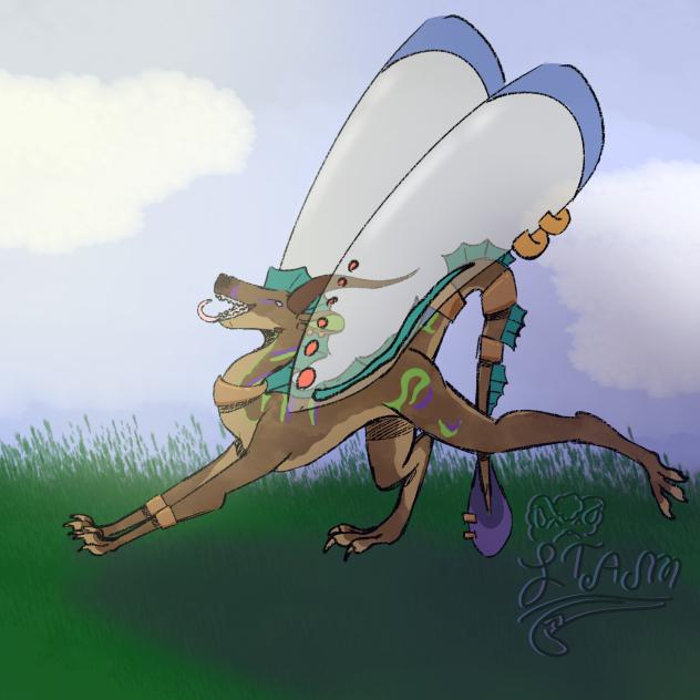 Art fight12(dragons)