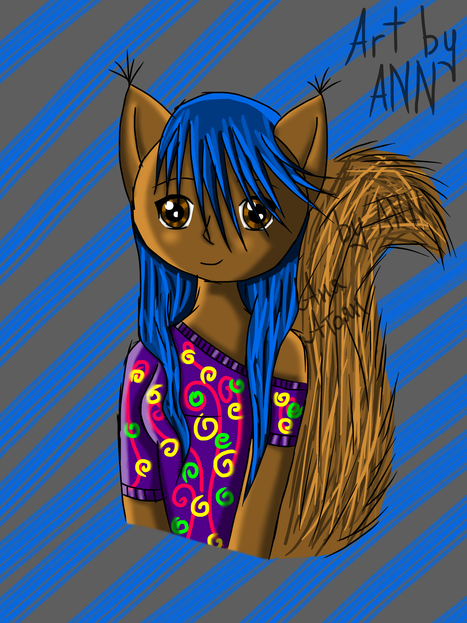 Anime Squirrel - ibisPaint
