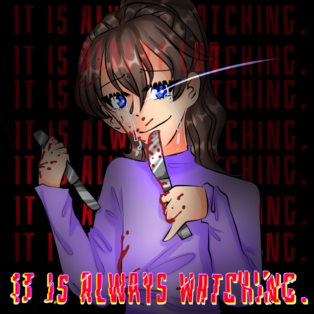Fanart for Horror series (blood ver.)2