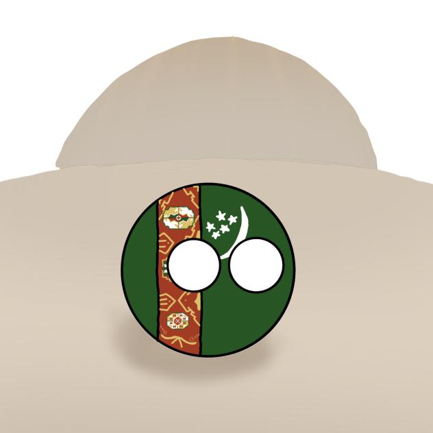 Turkmenistan country ball