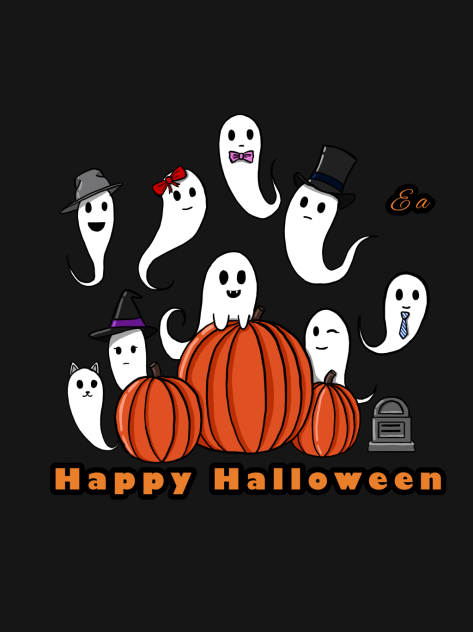 Halloween ghosts