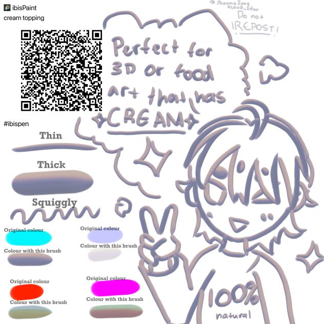 Cream topping brush