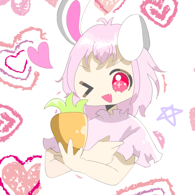 ウサギの擬人化！！